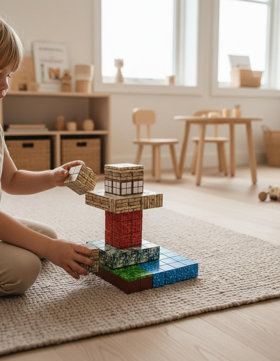 Magnetiske byggeklosser