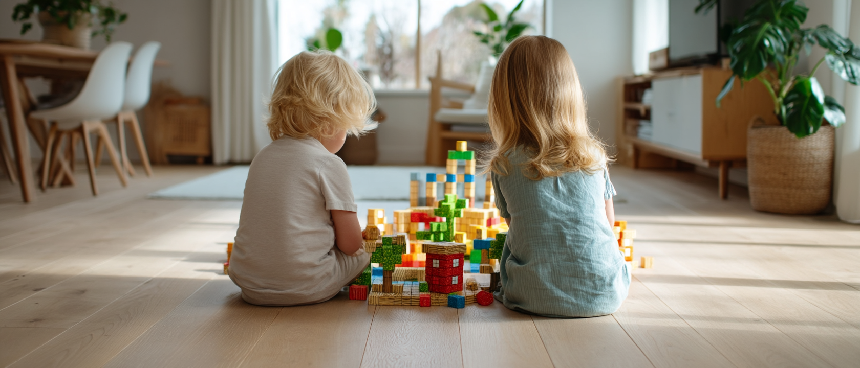 Children playing with klikkodilla